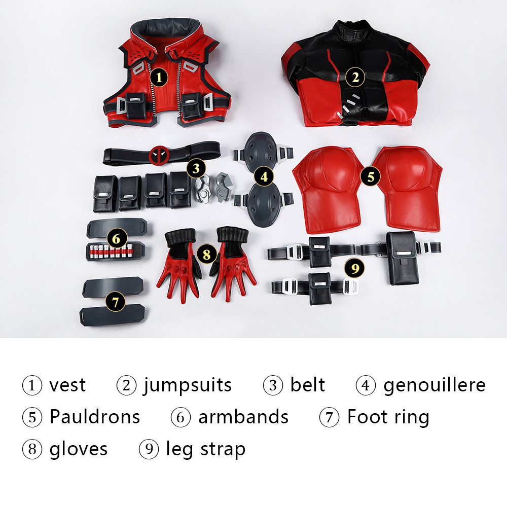 Marvel Rivals Deadpool Cosplay Costume