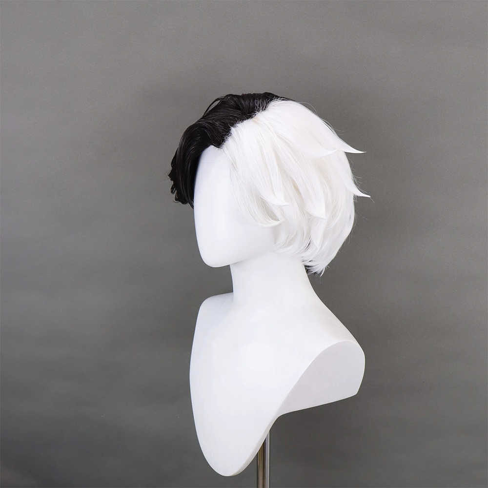 Marvel Rivals Marvel Rivals Luna Snow Black White Cosplay Wig