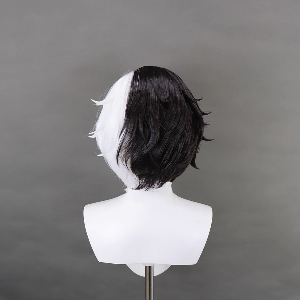 Marvel Rivals Marvel Rivals Luna Snow Black White Cosplay Wig
