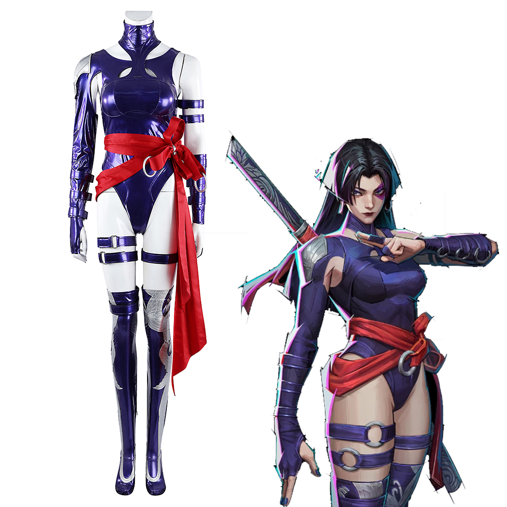 Marvel Rivals Psylocke Cosplay Costume
