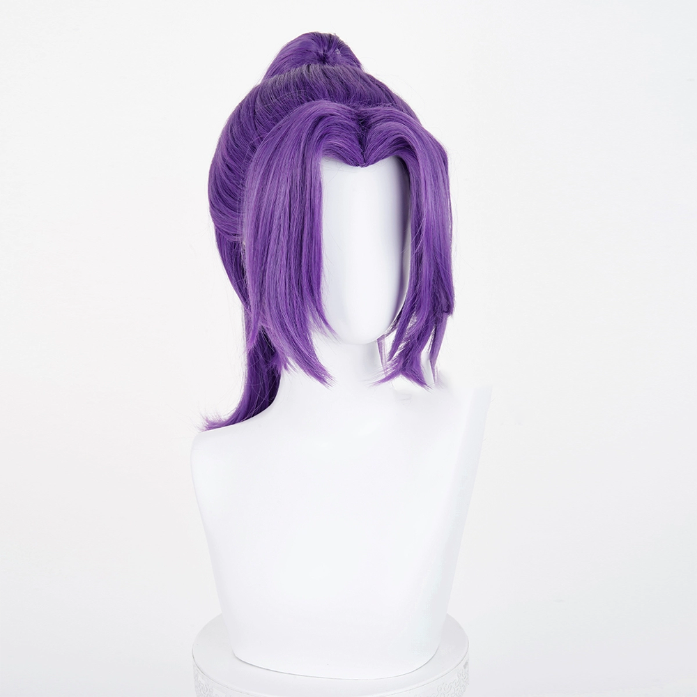 Marvel Rivals Psylocke Purple Cosplay Wig