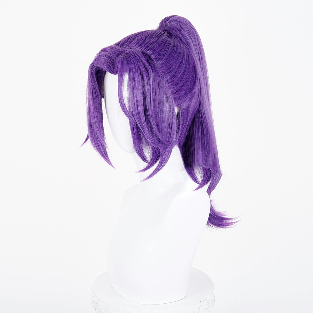 Marvel Rivals Psylocke Purple Cosplay Wig