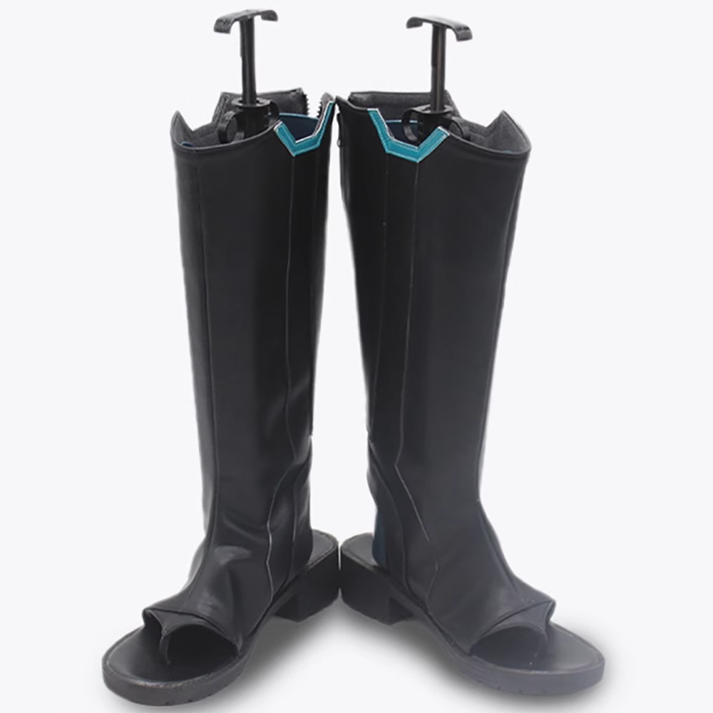 Marvel Rivals Psylocke Sai Black Cosplay Shoes