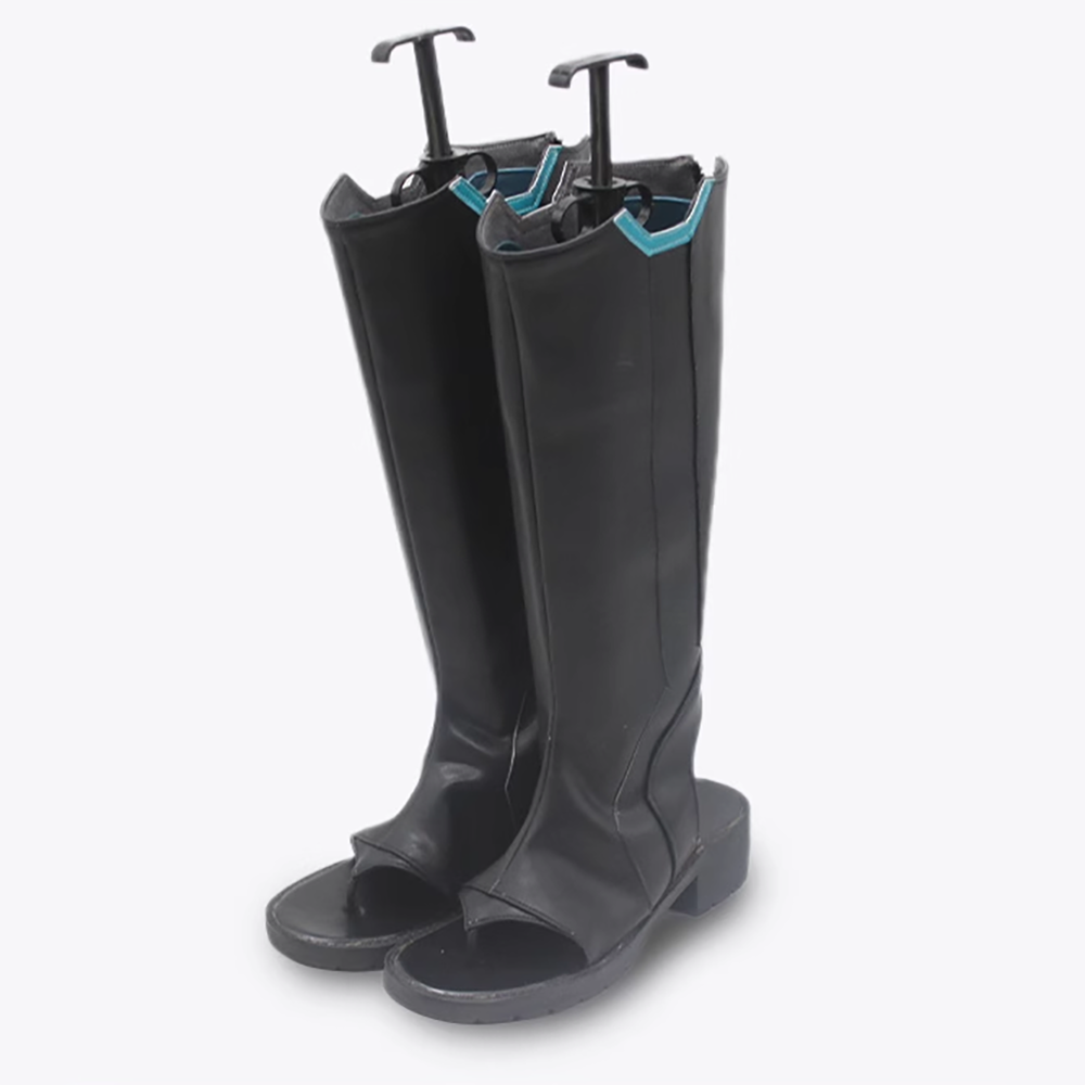 Marvel Rivals Psylocke Sai Black Cosplay Shoes