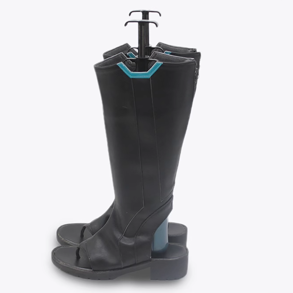 Marvel Rivals Psylocke Sai Black Cosplay Shoes