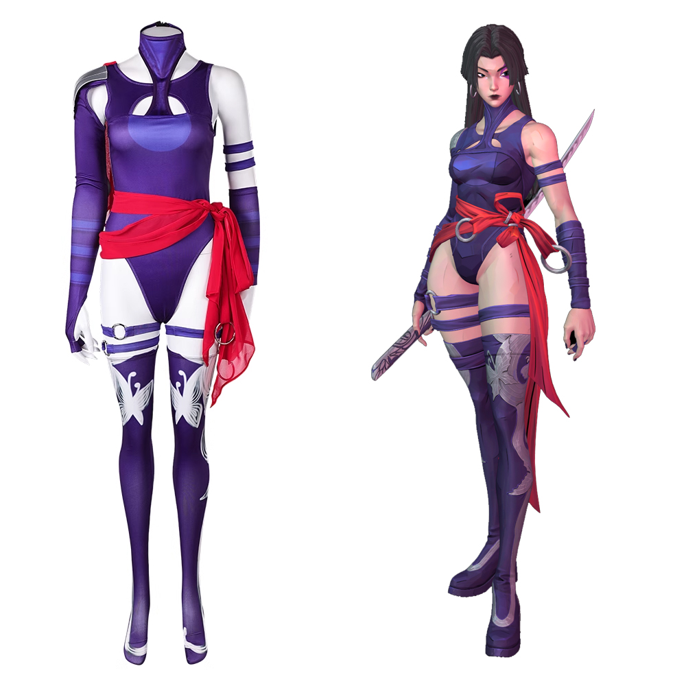 Marvel Rivals Psylocke Sai Costume Vengeance Cosplay Costume