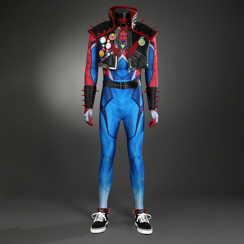 Marvel Rivals Spider Punk 2099 Cosplay Costume