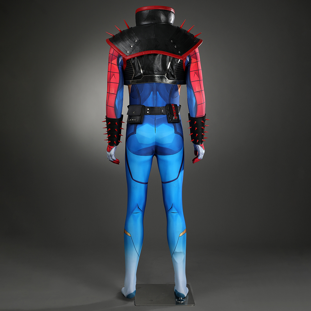 Marvel Rivals Spider Punk 2099 Cosplay Costume
