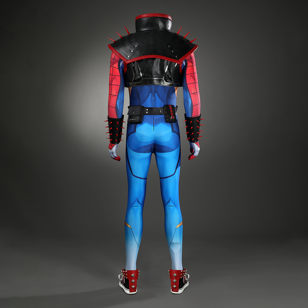 Marvel Rivals Spider Punk 2099 Cosplay Costume