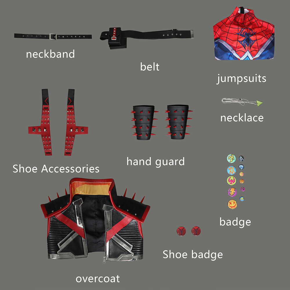 Marvel Rivals Spider Punk 2099 Cosplay Costume