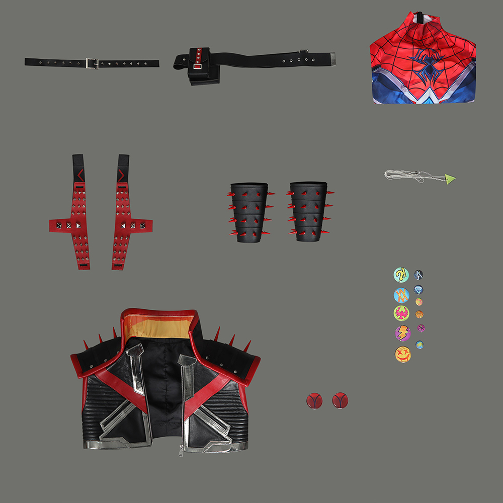 Marvel Rivals Spider Punk 2099 Cosplay Costume