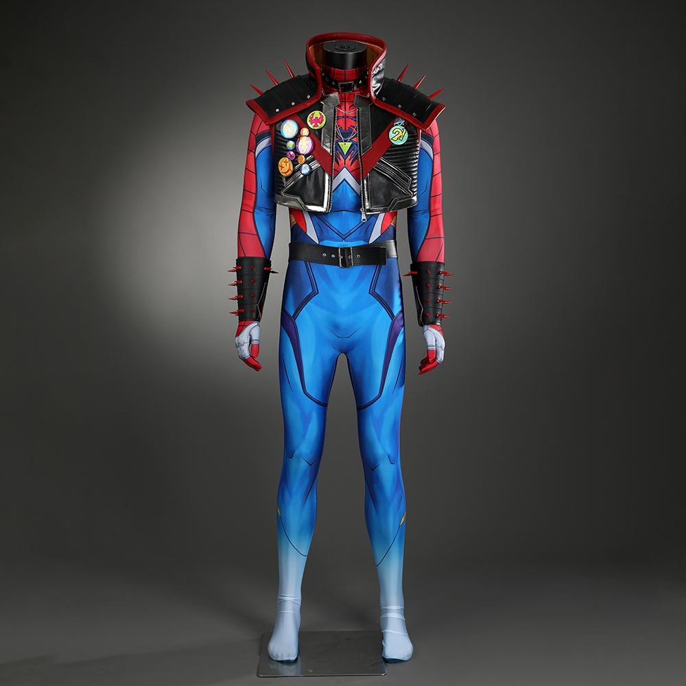 Marvel Rivals Spider Punk 2099 Cosplay Costume