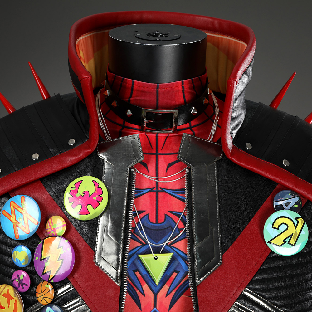 Marvel Rivals Spider Punk 2099 Cosplay Costume