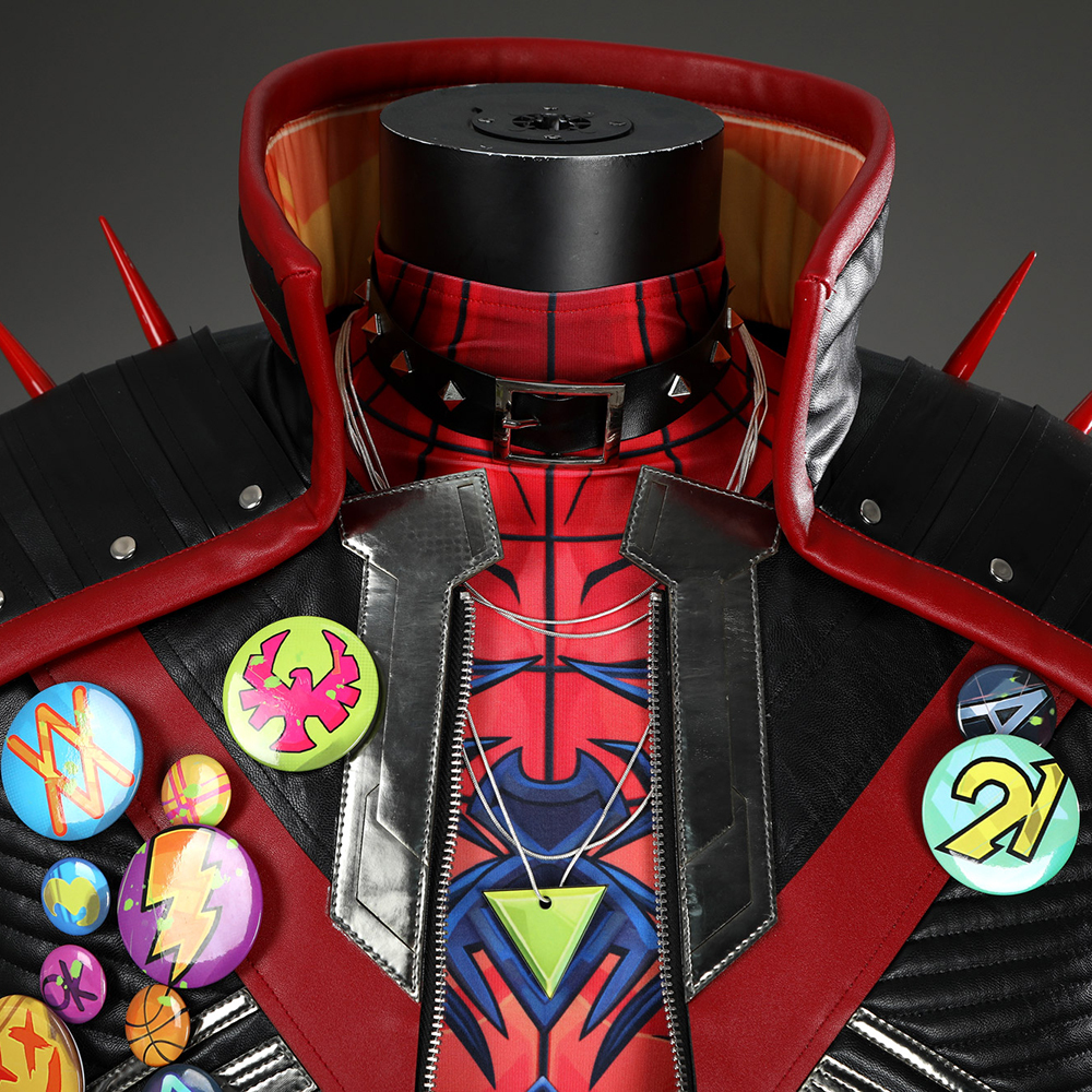 Marvel Rivals Spider Punk 2099 Cosplay Costume