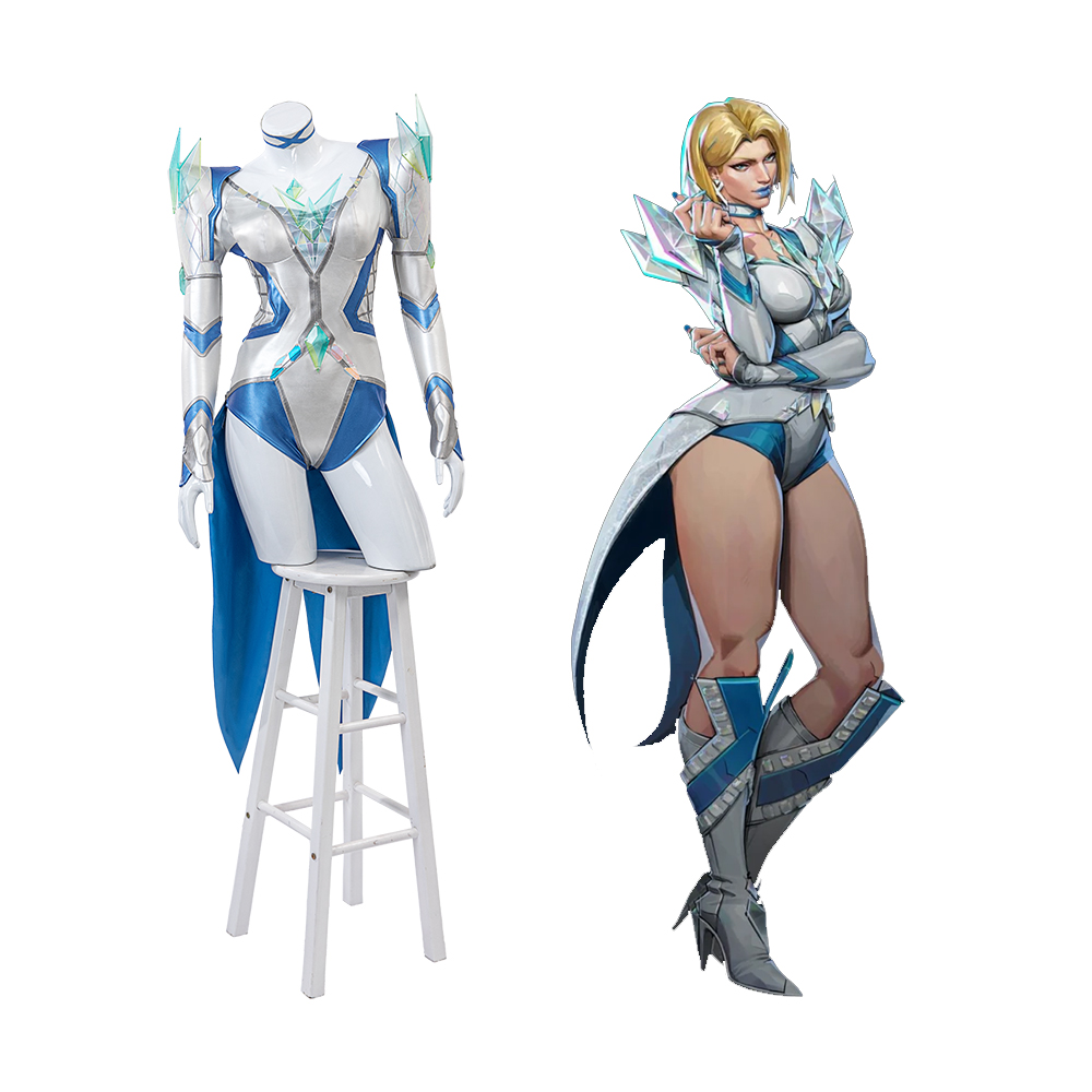 Marvel Rivals White Queen Emma Frost Cosplay Costume