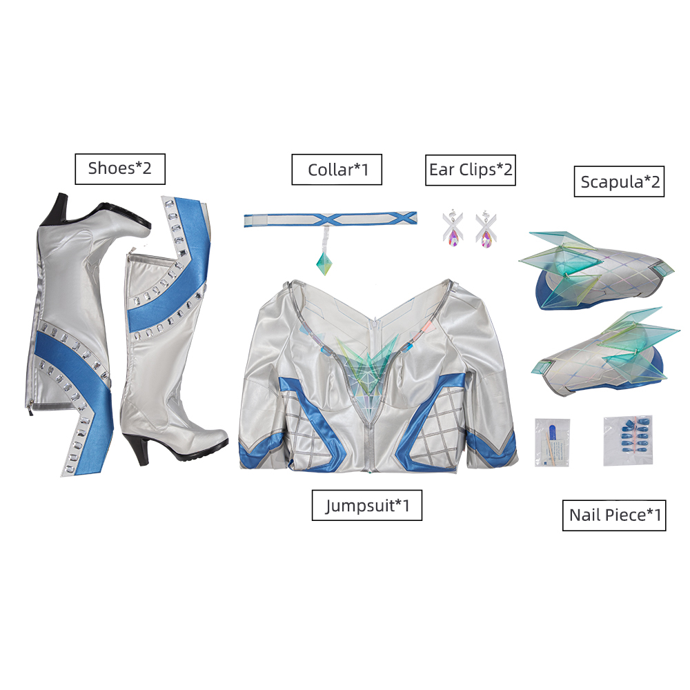 Marvel Rivals White Queen Emma Frost Cosplay Costume