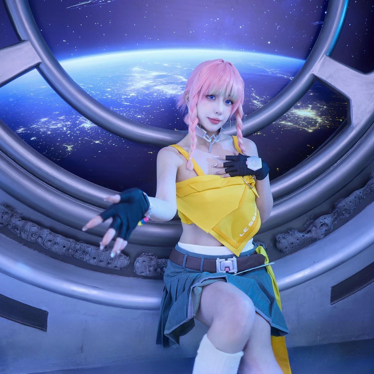 Overwatch 2 Mercy Angela Ziegler LE Sserafim Skin Cosplay Costume