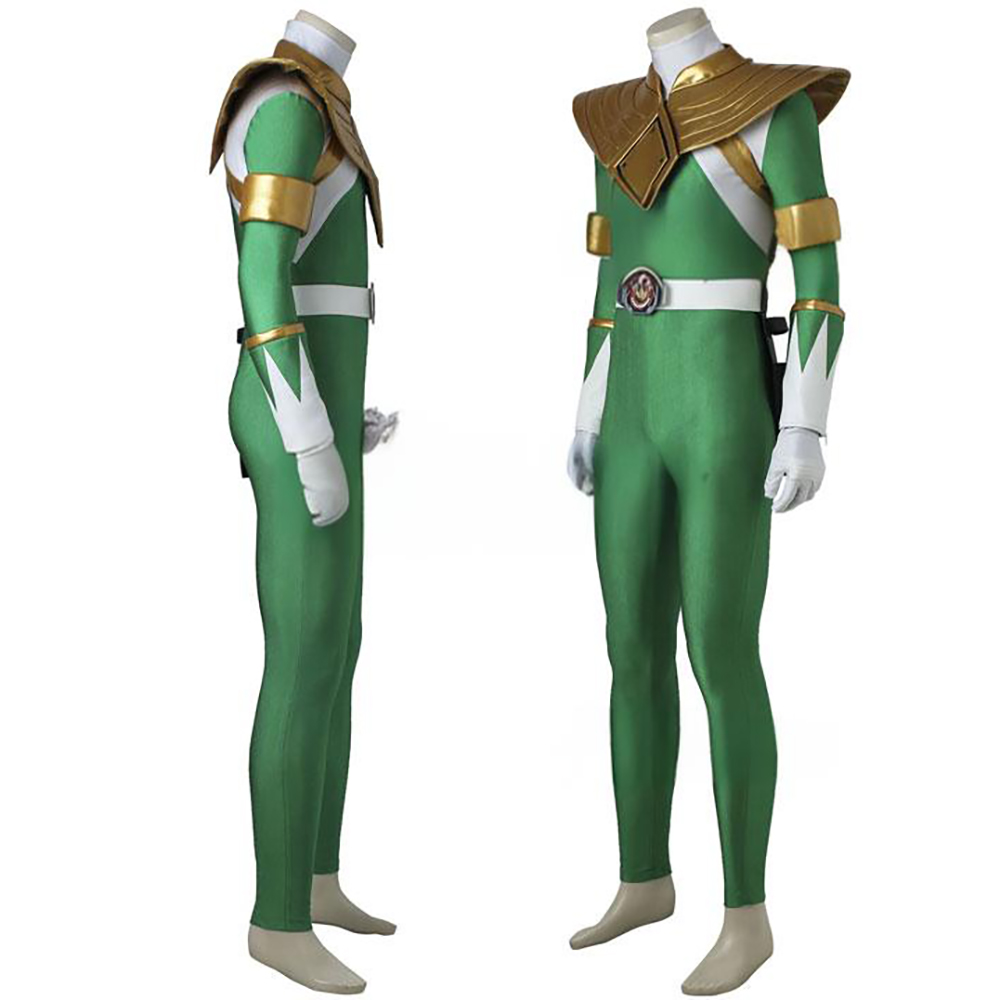 Mighty Morphin Power Rangers Green Ranger Tommy Oliver Cosplay Costume ...