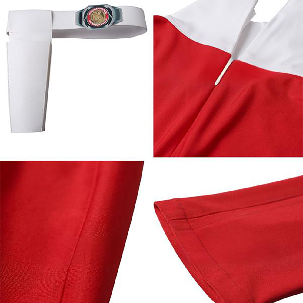 Mighty Morphin Power Rangers Red Ranger Cosplay Costume