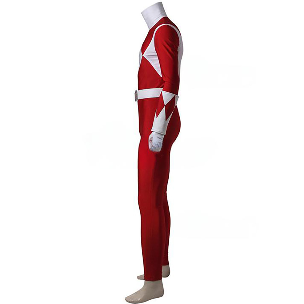 Mighty Morphin Power Rangers Red Ranger Cosplay Costume