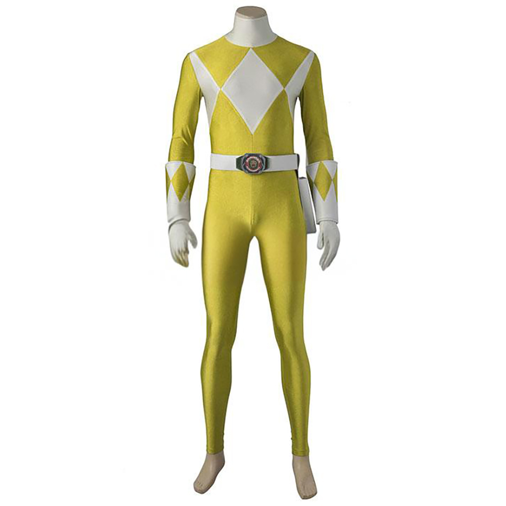 Mighty Morphin Power Rangers Yellow Ranger Cosplay Costume-Cosplay ...