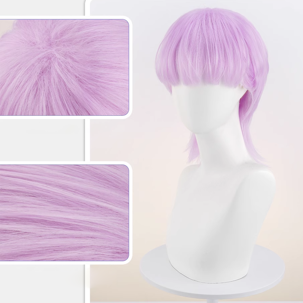 New Panty And Stocking with Garterbelt Brothers Polyester Polyurethane Blue Purple Cosplay Wig
