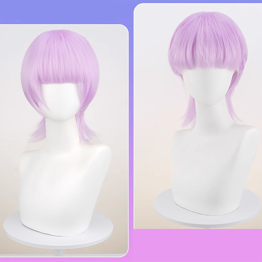 New Panty And Stocking with Garterbelt Brothers Polyester Polyurethane Blue Purple Cosplay Wig