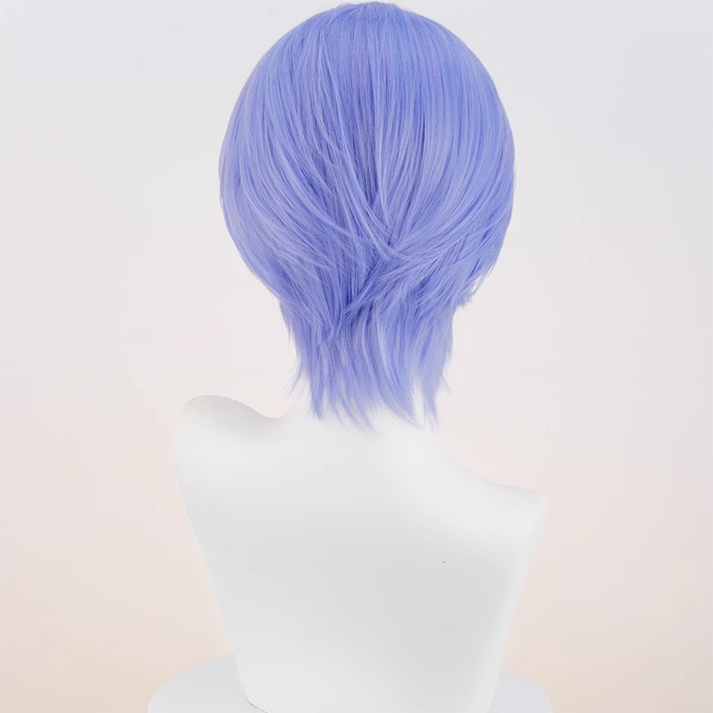 New Panty And Stocking with Garterbelt Brothers Polyester Polyurethane Blue Purple Cosplay Wig