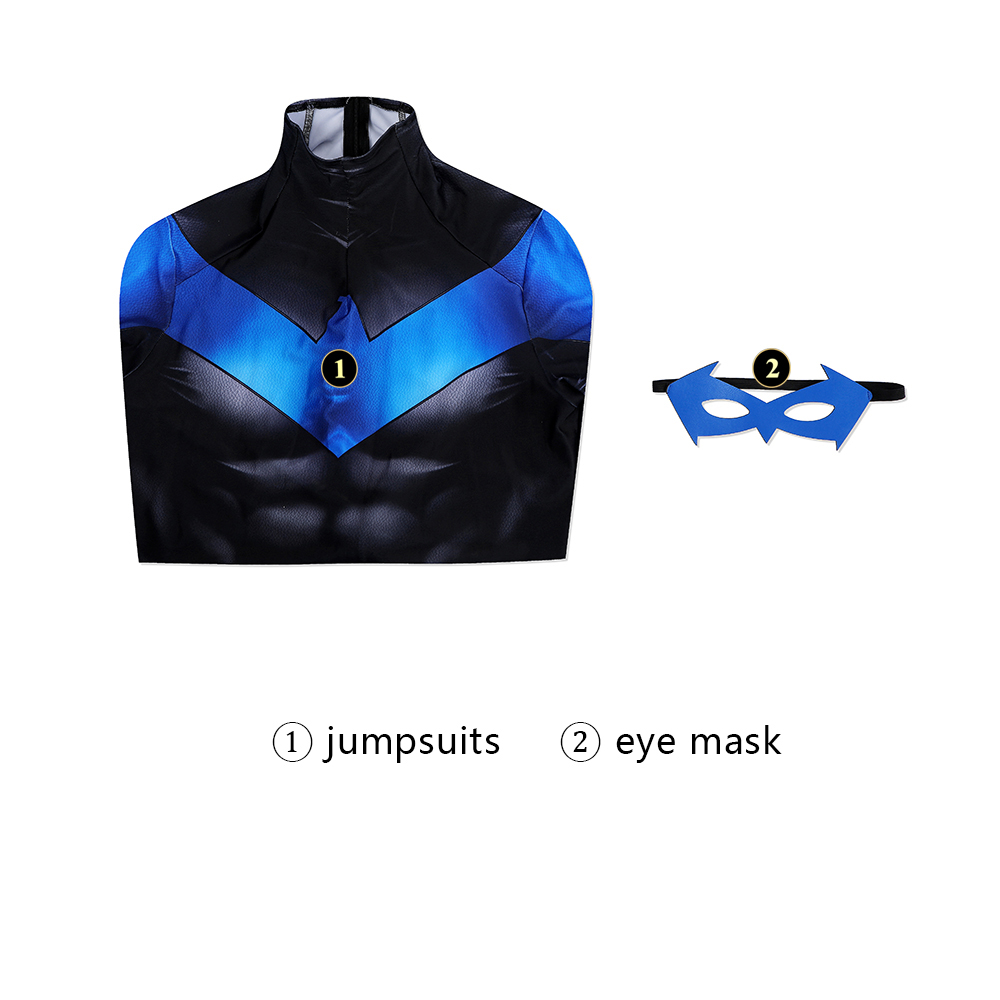 Nightwing Cosplay Costume Simplified Version
