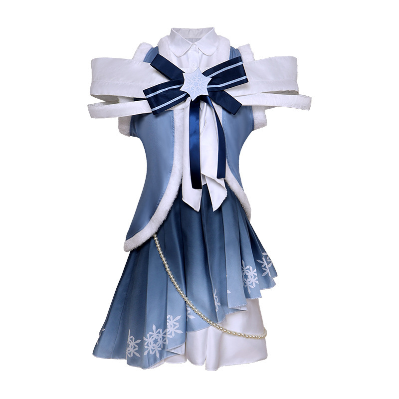 Vocaloid Hatsune Miku Symphony 2025 Snow Miku Cosplay Costume