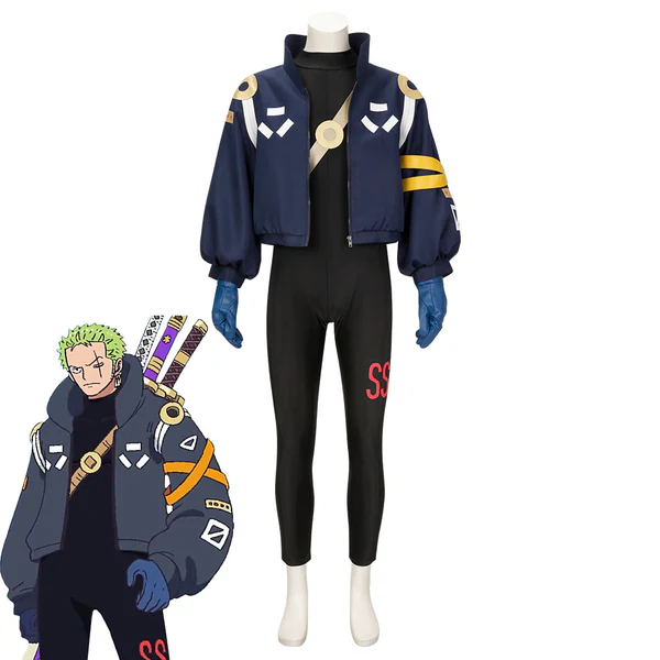 One Piece Egghead Arc Roronoa Zoro Cosplay Costume
