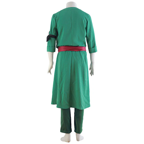 One Piece Roronoa Zoro Green Cosplay Costume