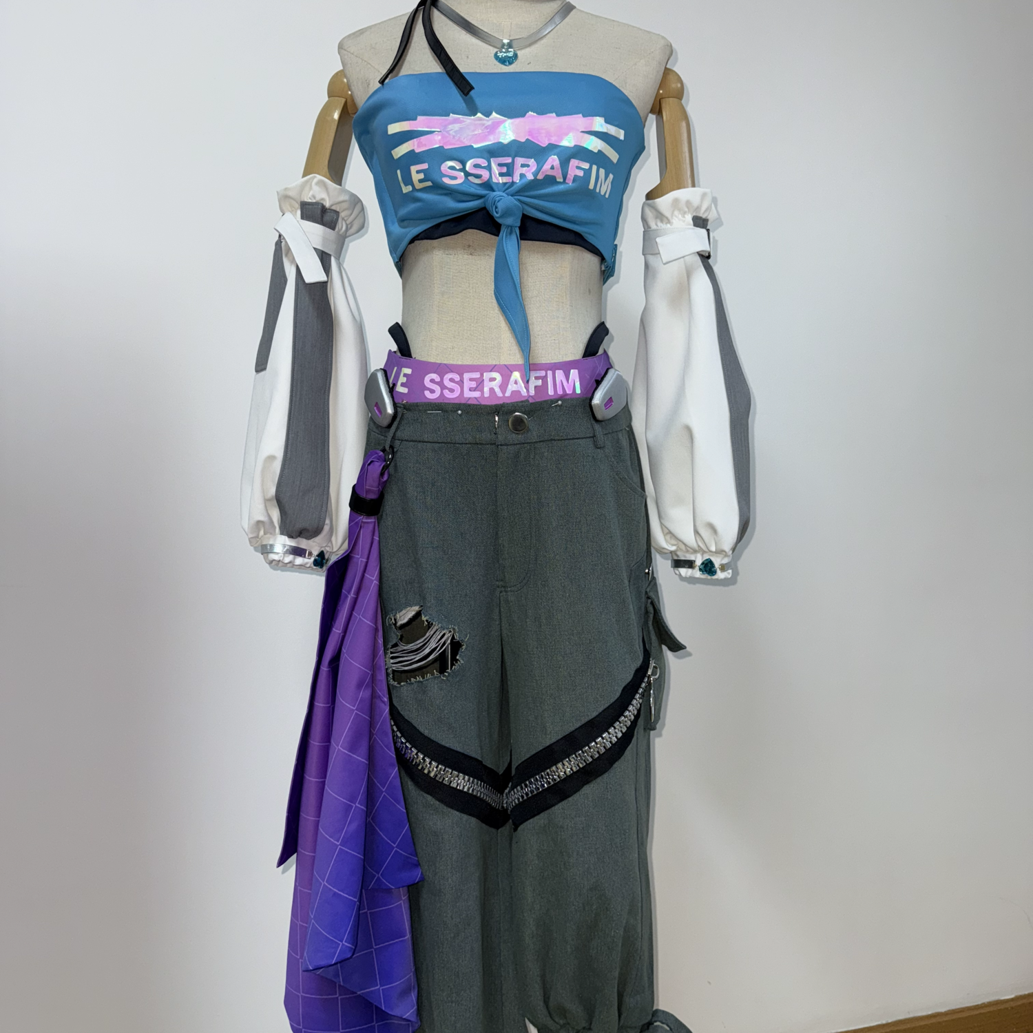 Overwatch 2 D.VA DVA LE Sserafim Skin Cosplay Costume