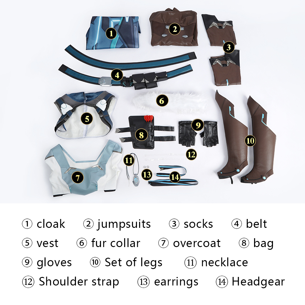 Overwatch 2 FREJA TRIAL Cosplay Costume