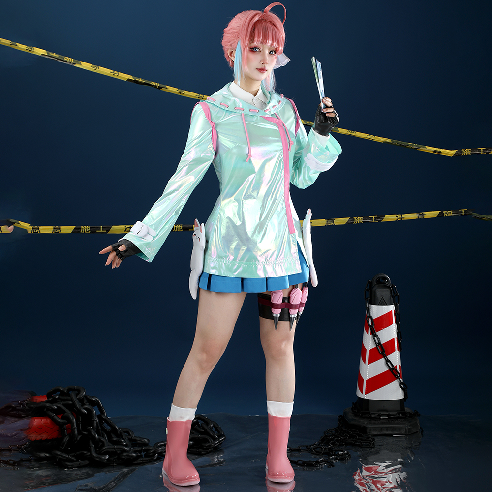 Overwatch 2 Kiriko Rainy Day Skin Raincoats Cosplay Costume