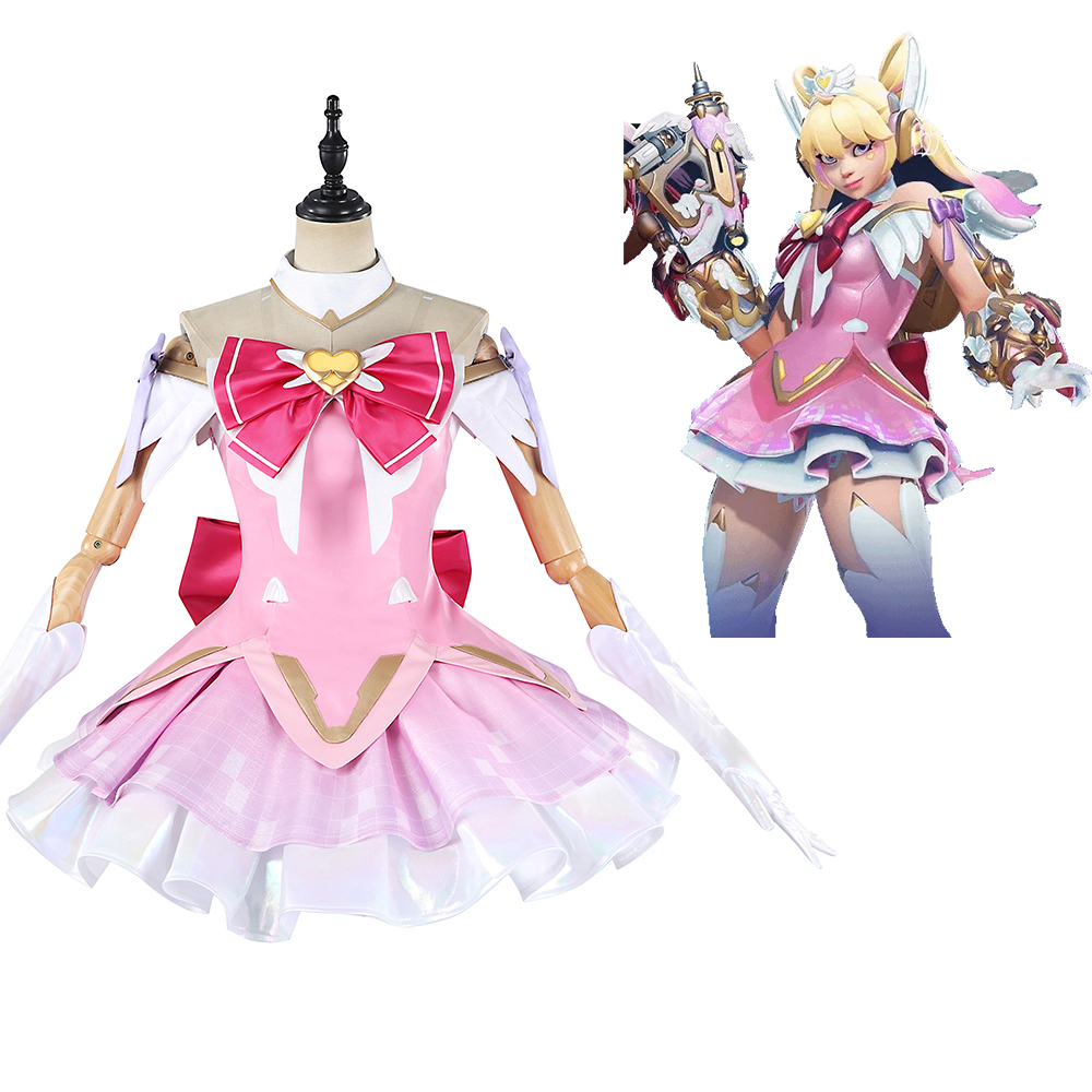 Overwatch 2 Magical Girl Dokiwatch Juno the Mythic Skin Cosplay Costume