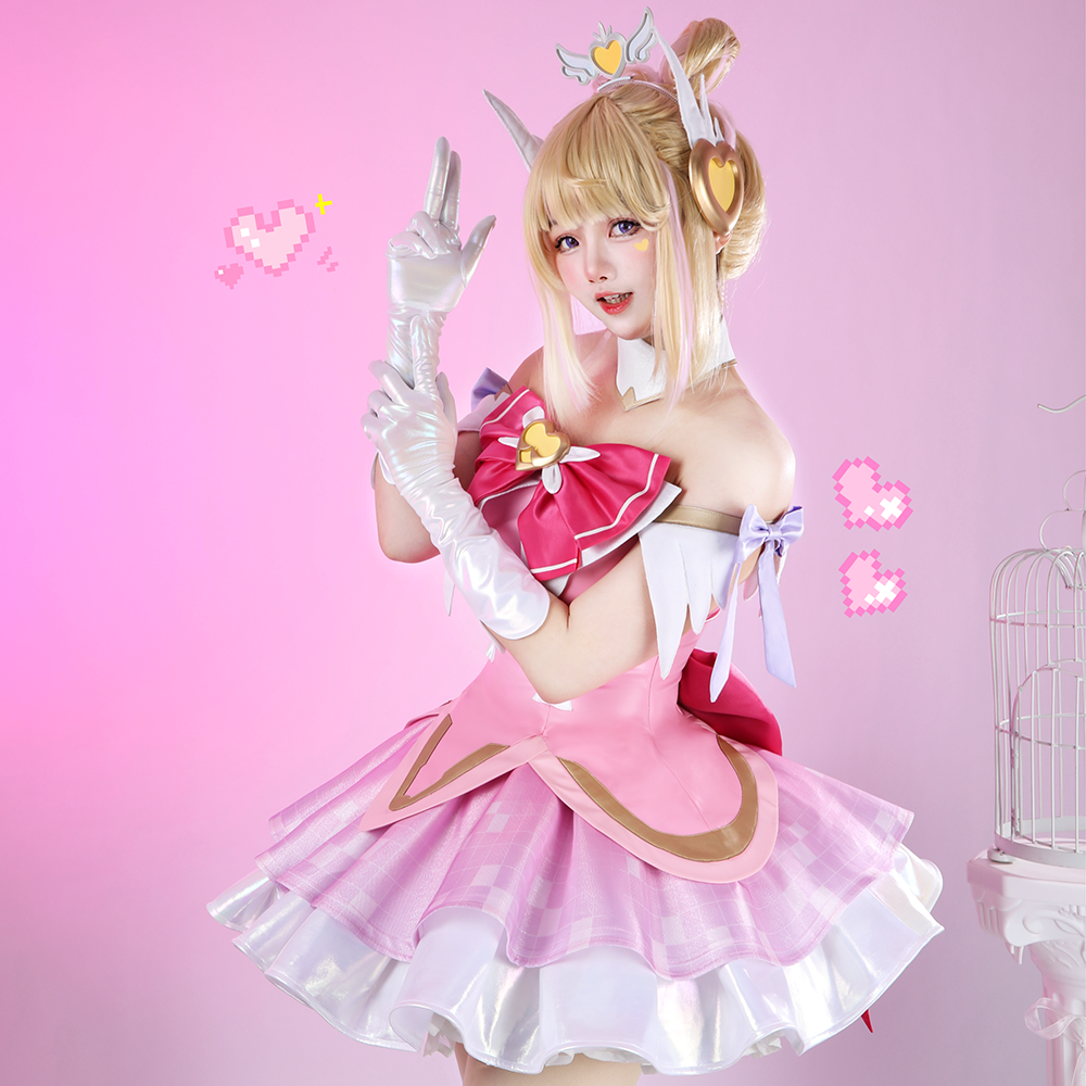 Overwatch 2 Magical Girl Dokiwatch Juno the Mythic Skin Cosplay Costume