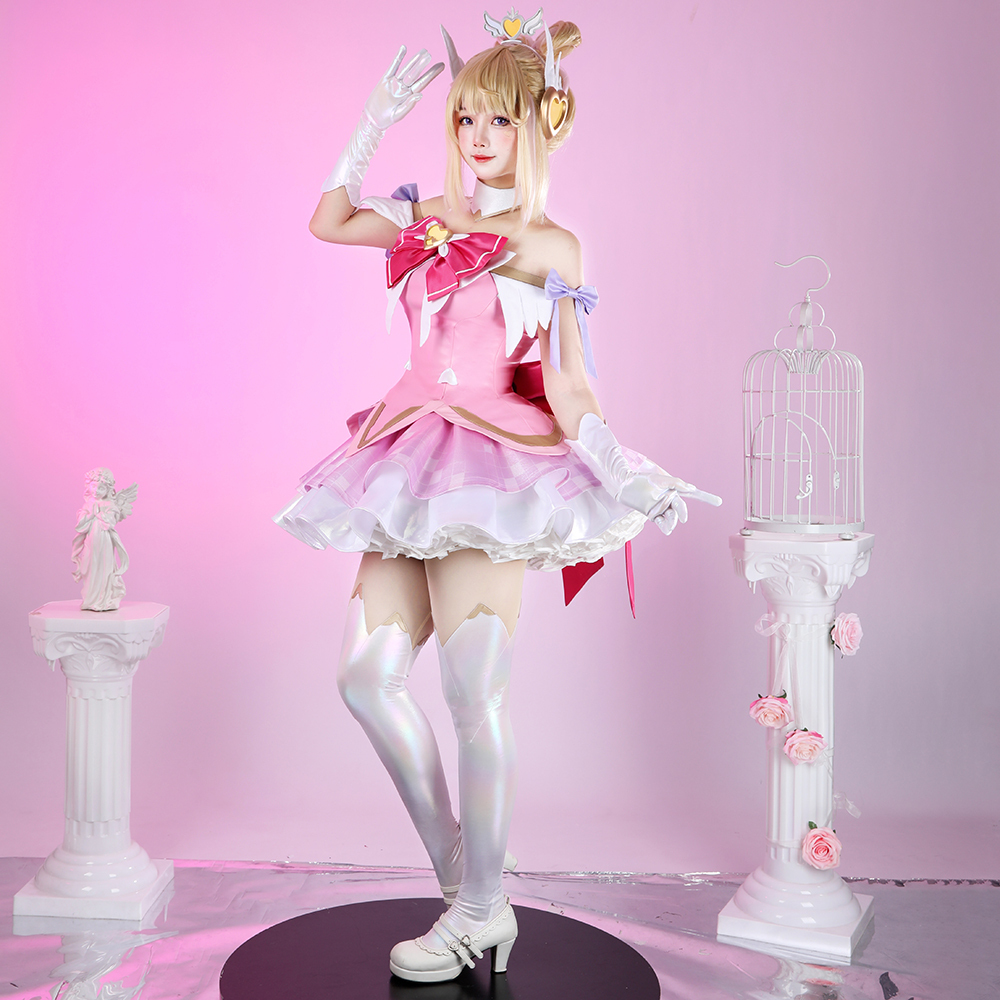 Overwatch 2 Magical Girl Dokiwatch Juno the Mythic Skin Cosplay Costume