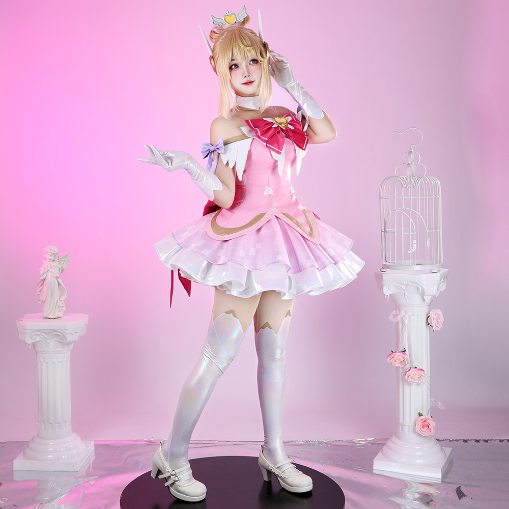 Overwatch 2 Magical Girl Dokiwatch Juno the Mythic Skin Cosplay Costume