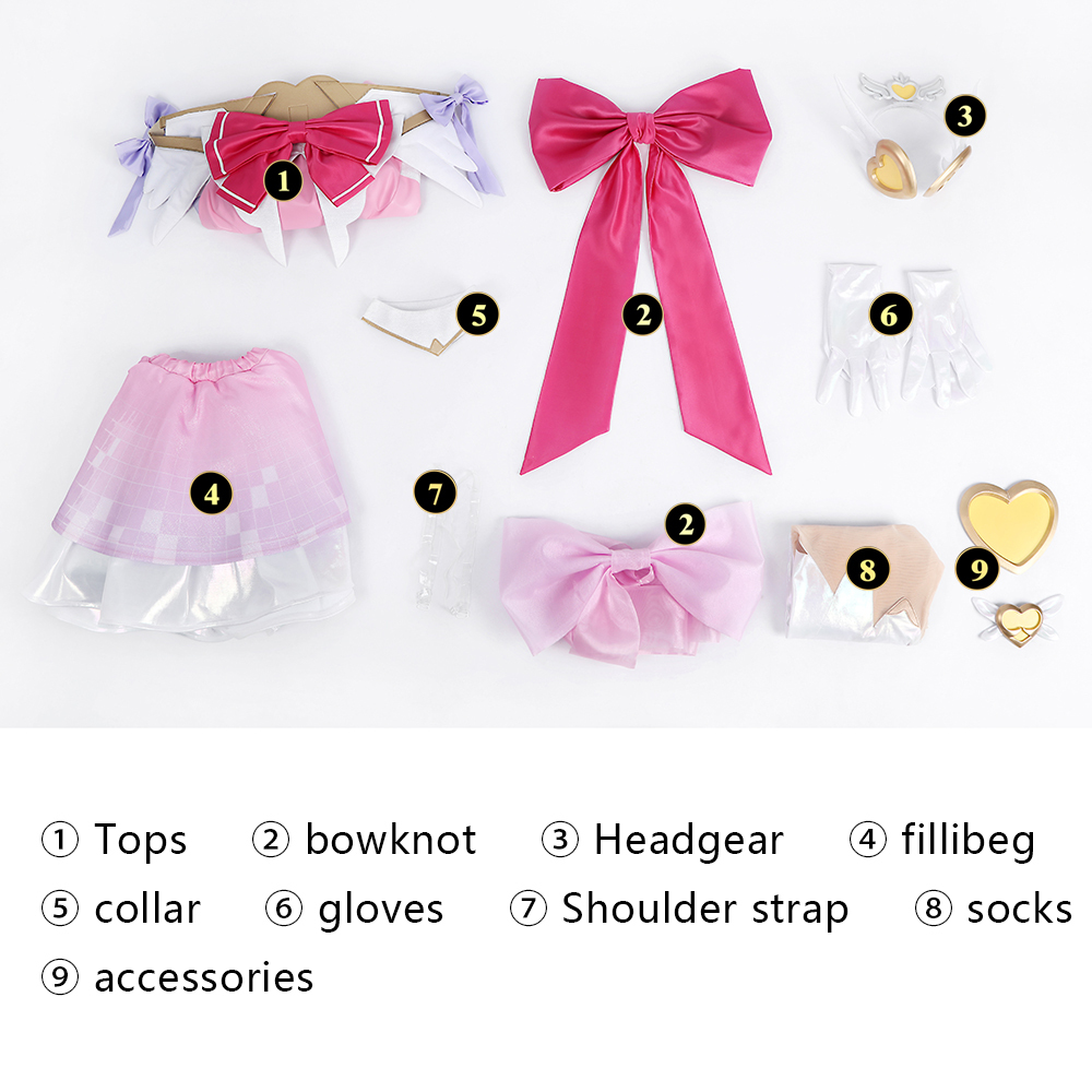 Overwatch 2 Magical Girl Dokiwatch Juno the Mythic Skin Cosplay Costume