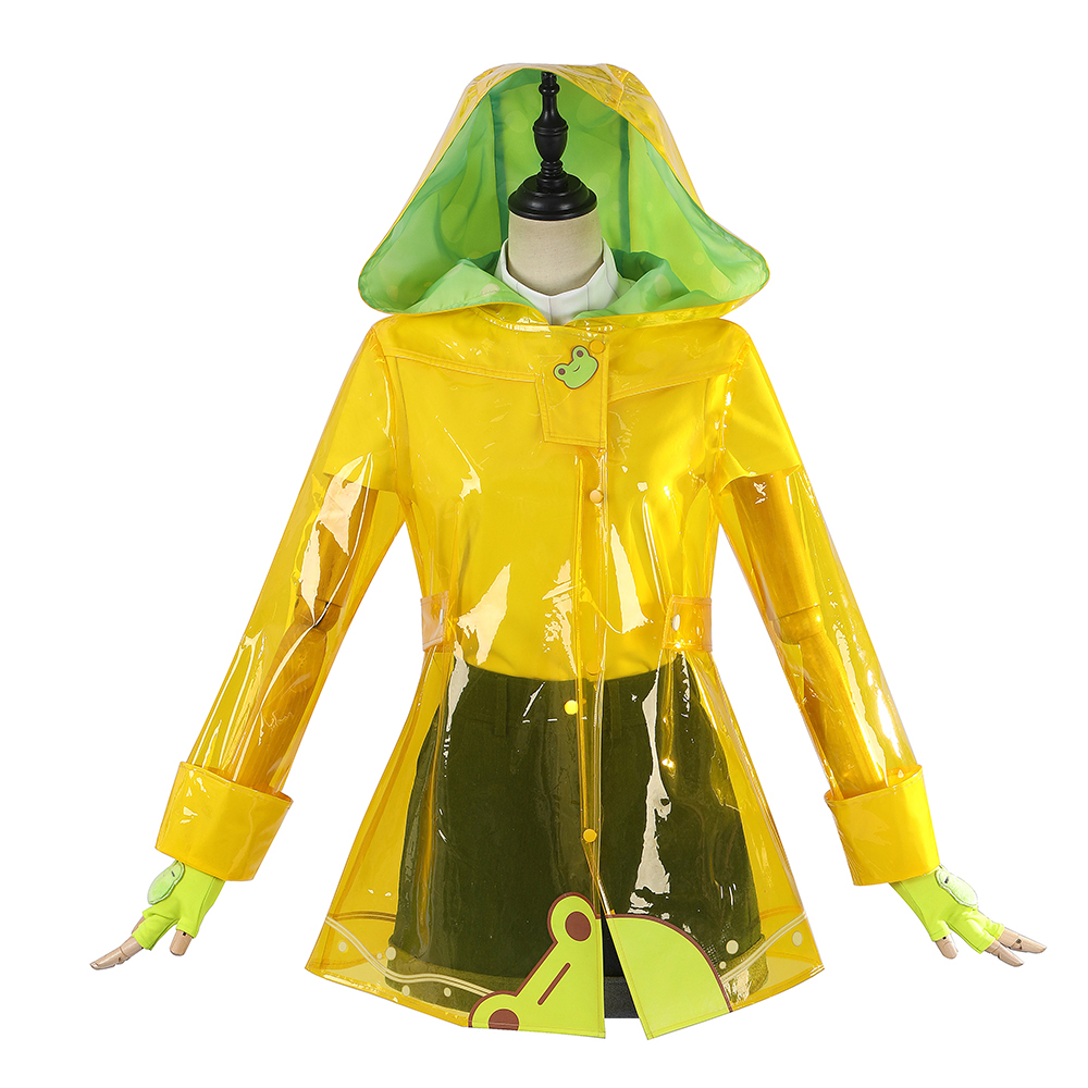Overwatch 2 Mei Rainy Day Skin Raincoats Cosplay Costume
