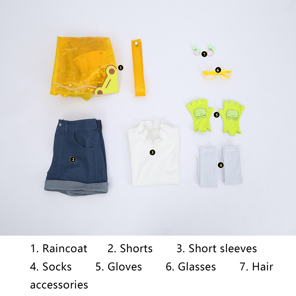 Overwatch 2 Mei Rainy Day Skin Raincoats Cosplay Costume