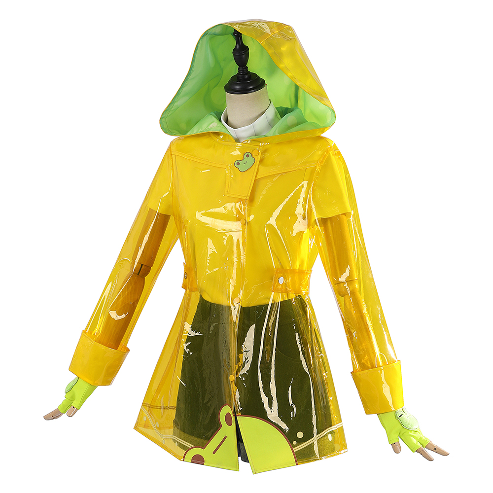 Overwatch 2 Mei Rainy Day Skin Raincoats Cosplay Costume
