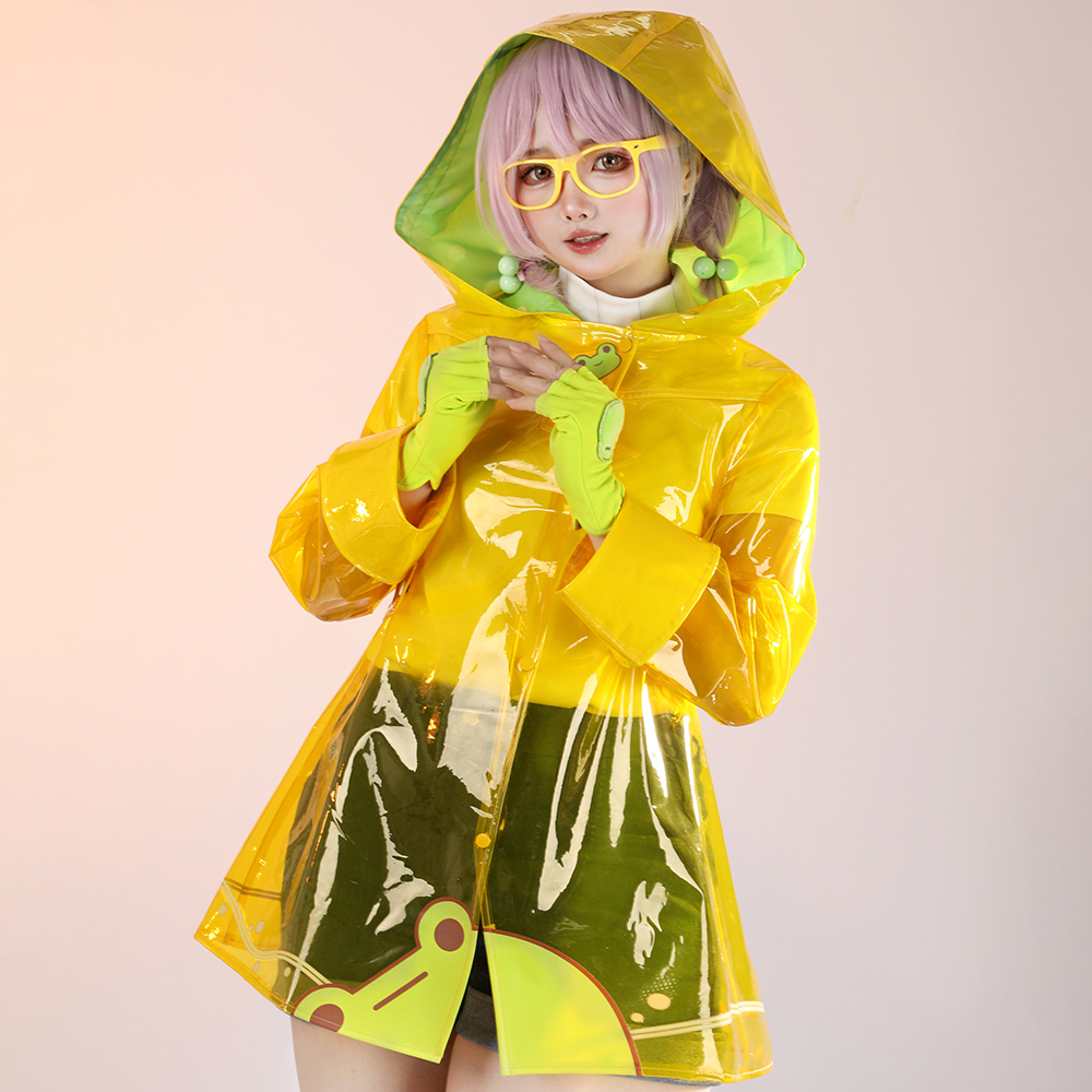 Overwatch 2 Mei Rainy Day Skin Raincoats Cosplay Costume