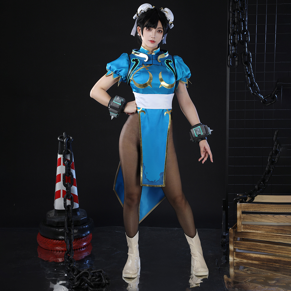 Overwatch 2 Street Fighter 6 Chun Li Juno Cosplay Costume