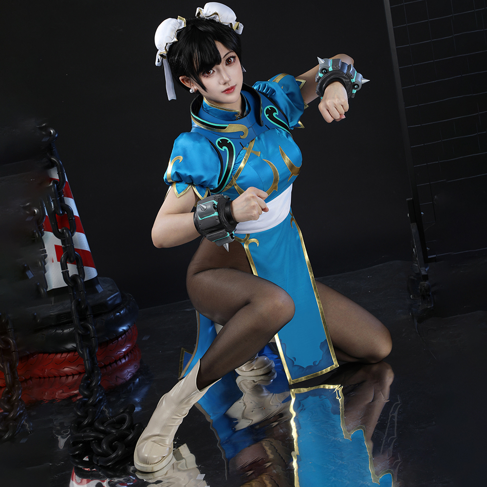 Overwatch 2 Street Fighter 6 Chun Li Juno Cosplay Costume