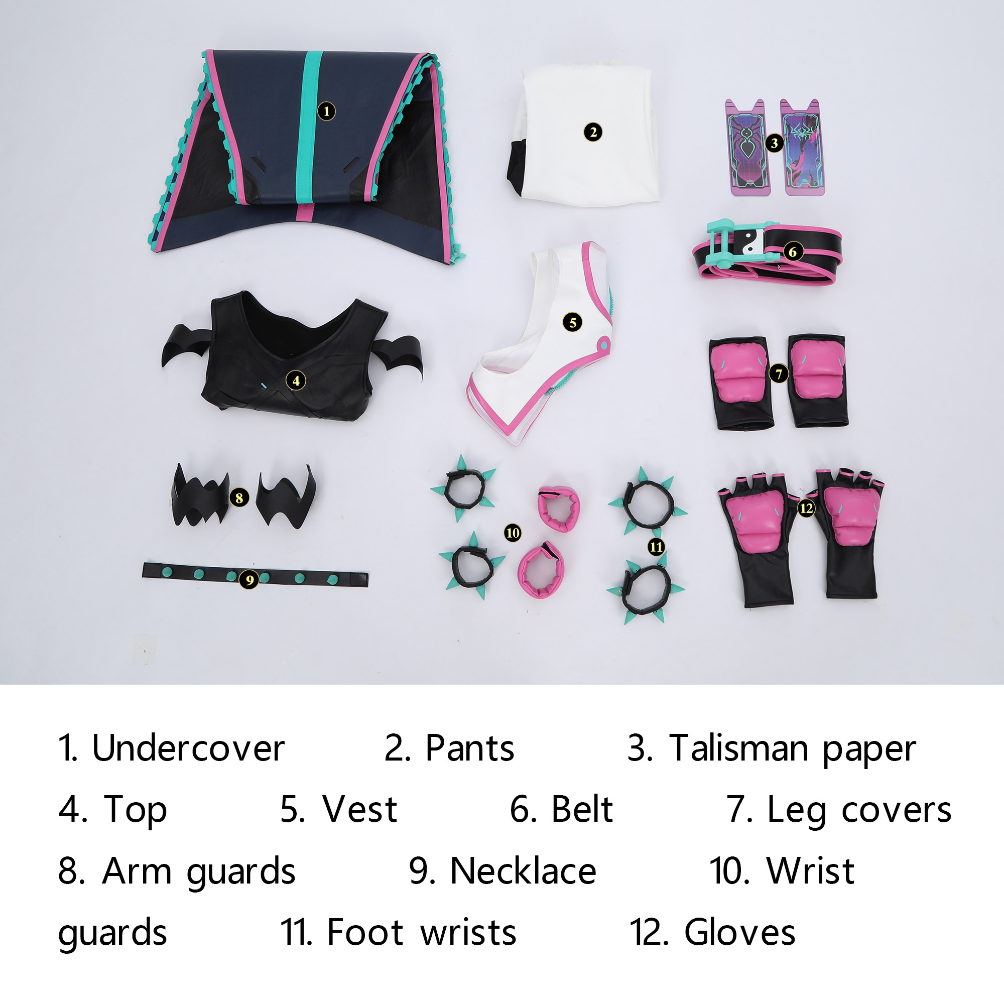 Overwatch 2 Street Fighter 6 Juri Kiriko Cosplay Costume