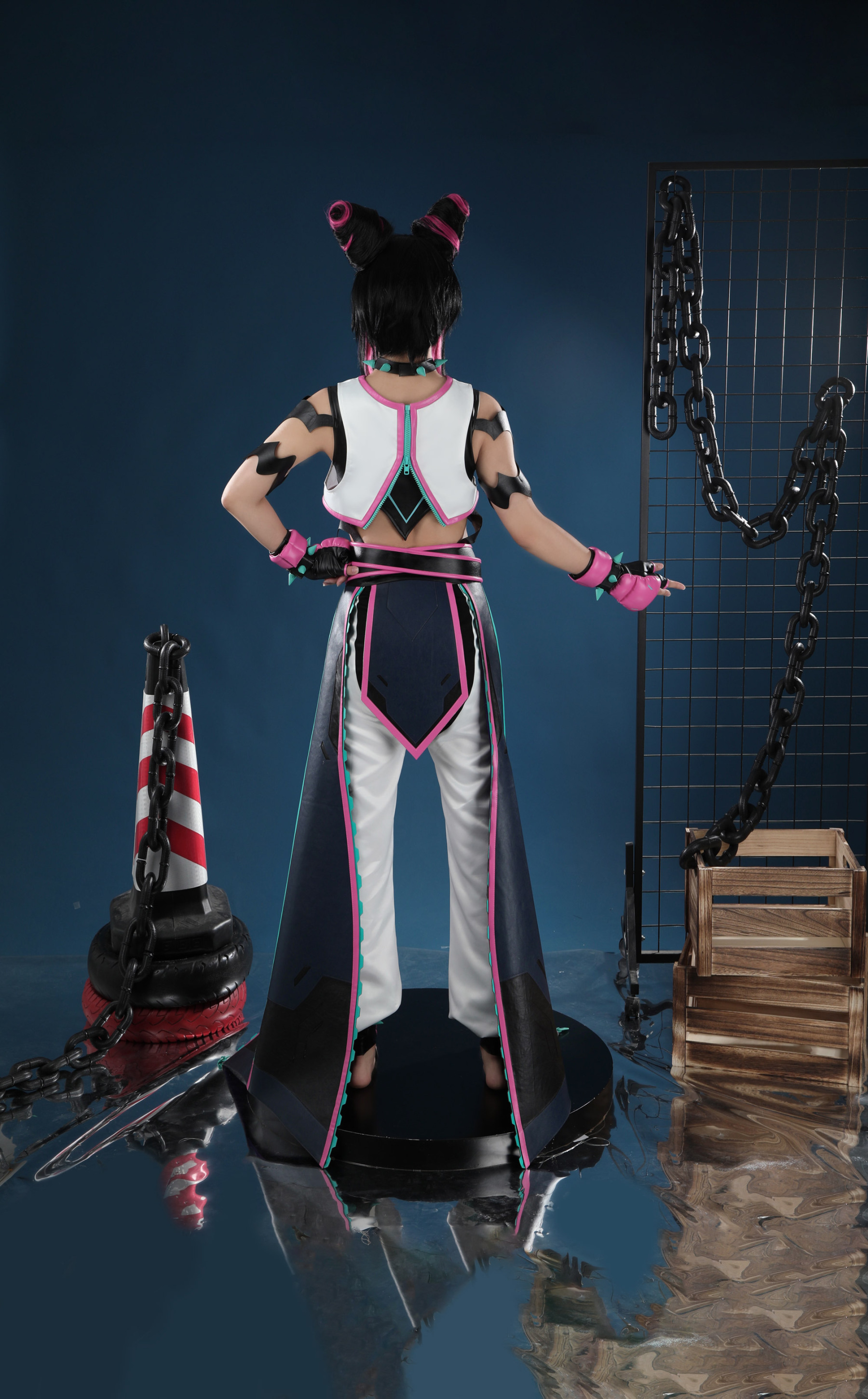 Overwatch 2 Street Fighter 6 Juri Kiriko Cosplay Costume
