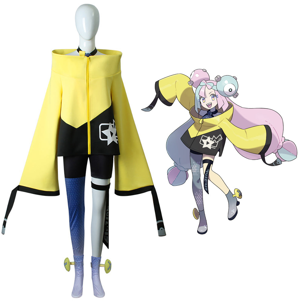 PKM Scarlet and Violet Iono Cosplay Costume