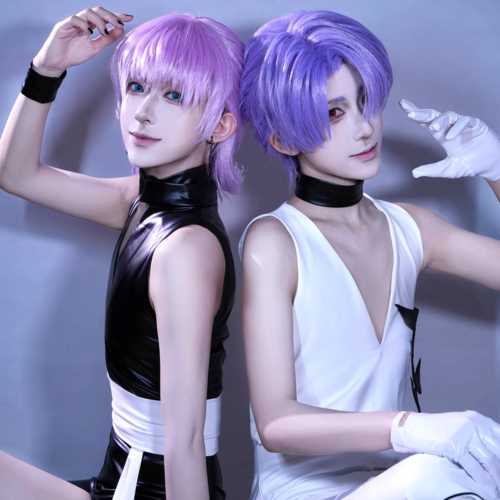 New Panty And Stocking with Garterbelt Brothers Polyester Polyurethane Cosplay Costume